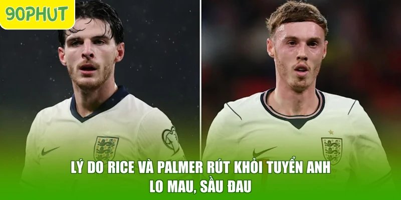 Lý Do Rice Và Palmer Rút Khỏi Tuyển Anh – Lo Mau, Sầu Đau